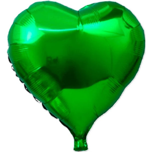 FOIL 18 CORAZON VERDE BLISTER