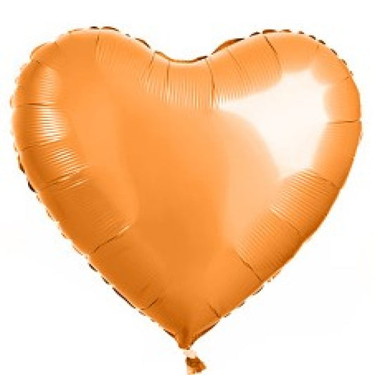 FOIL 18 CORAZON NARANJA BLISTER