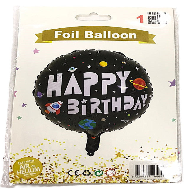 FOIL 18 HAPPY BIRTHDAY ESPACIAL