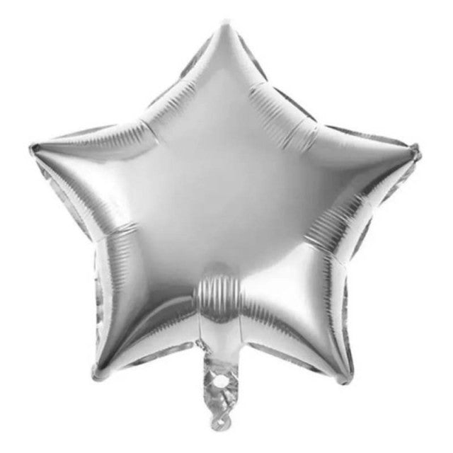 FOIL 18 ESTRELLA PLATEADO BLISTER