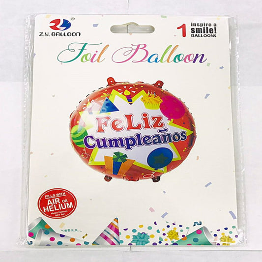 FOIL 18 FELIZ CUMPLEAÑOS CELEBRACION