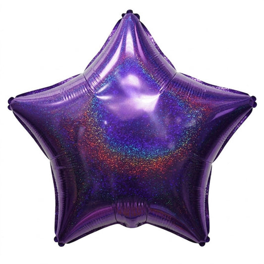 FOIL 19 ESTRELLA HOLOGRAFICA MORADO