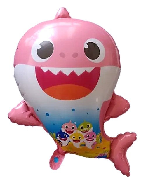 FOIL 20 BABY SHARK ROSADO SHAPE