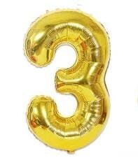 FOIL 32 NUMERO 3 DORADO BLISTER