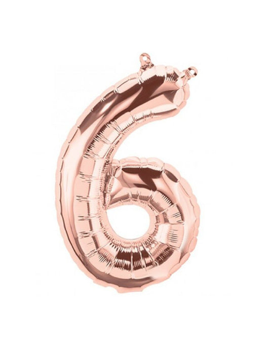FOIL 32 NUMERO 6 ROSEGOLD BLISTER
