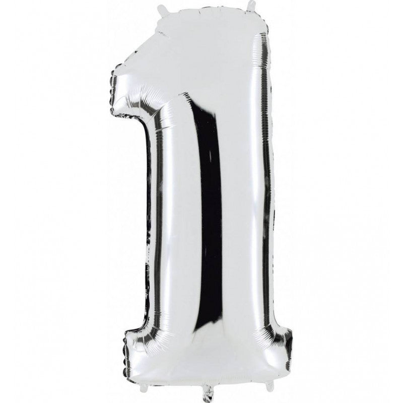 FOIL 45 NUMERO 1 PLATEADO BLISTER