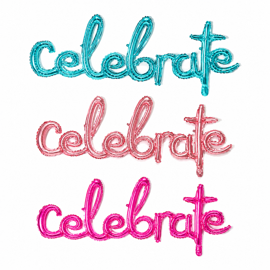 FOIL BANNER CELEBRATE