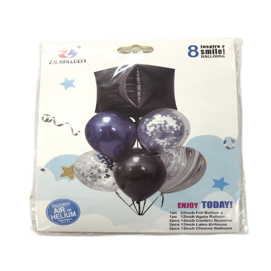 FOIL BOUQUET 8 CUBO GLOBO