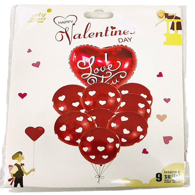 FOIL BOUQUET 9 I LOVE YOU ROJO