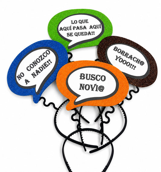 CINTILLO PLASTICO NEGRO-HABLADORES (4 Unid)