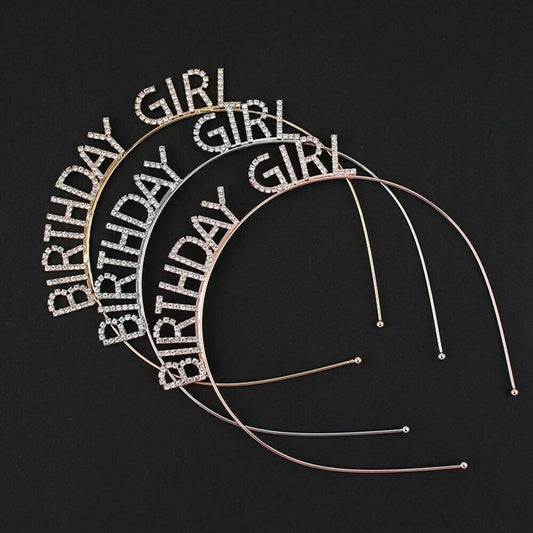 CINTILLO METAL BIRTHDAY GIRL ROSE