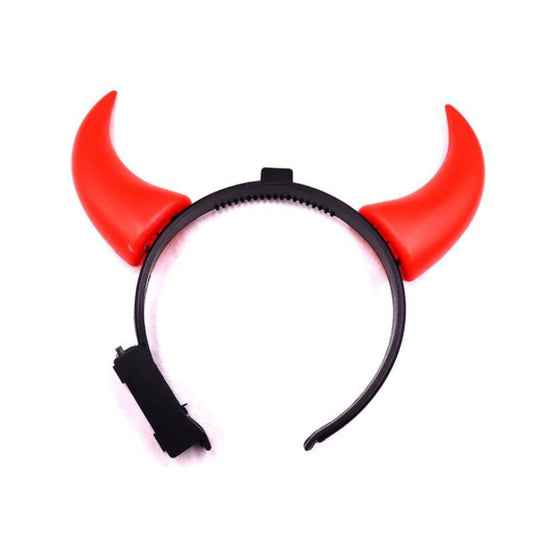CINTILLO HALLOWEEN BINCHA CACHOS CON LUZ