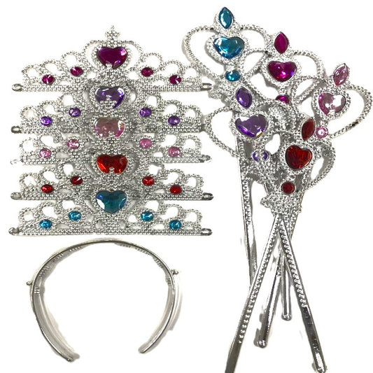 TIARA SET CORONA CON CETRO
