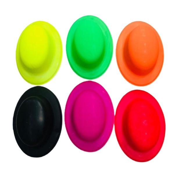 SOMBRERO PAYASO NEON 6 COLORES