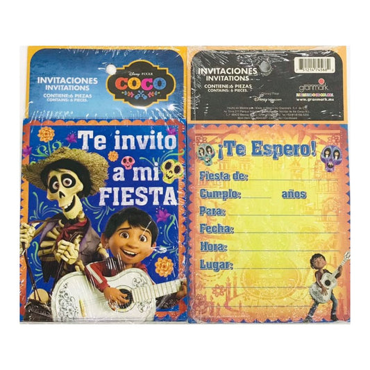 INVITACION COCO (6 Unid)