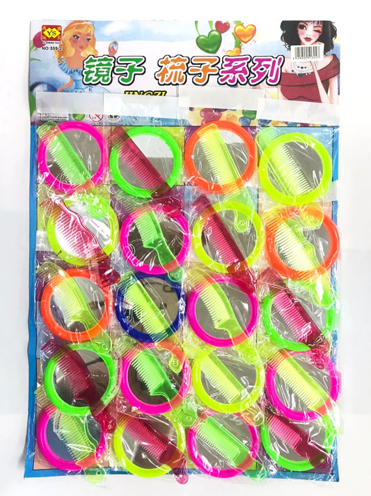 BLISTER PEINES CON ESPEJOS (20 Unid)
