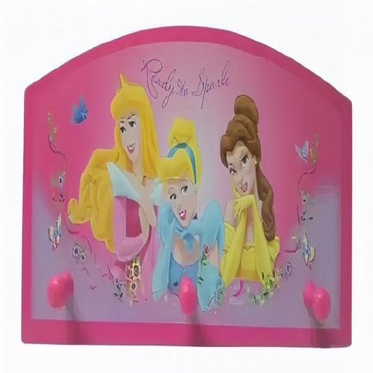 JUEGO PERCHERO PARED PRINCESAS