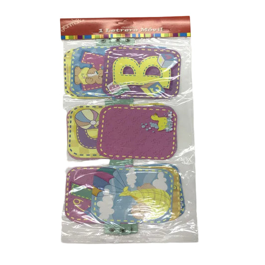 LETRERO MOVIL BABY SHOWER (MOD. 29)