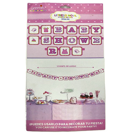 LETRERO MOVIL BABY SHOWER (MOD.773)