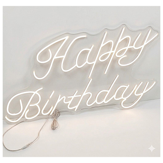 LETRERO LED HAPPY BIRTHDAY AFICHE (60 x 30 cm) Calida
