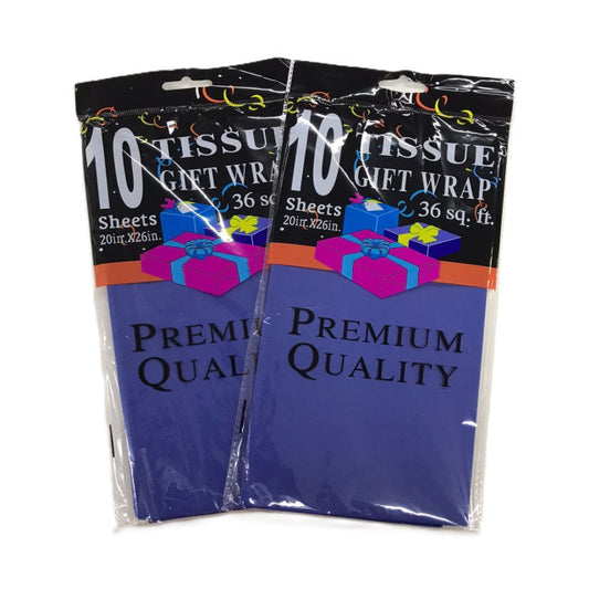 PAPEL TISSUE AZUL (10 Unid) (50 x 66 cm)