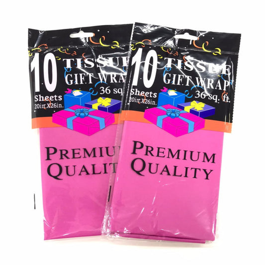 PAPEL TISSUE FUCSIA (10 Unid) (50 x 66 cm)