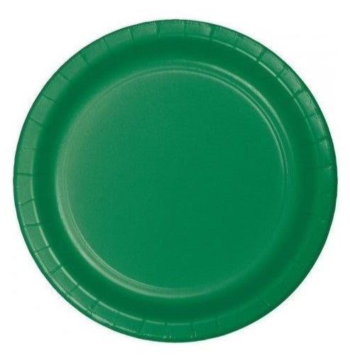 PLATOS OCASION P-7 VERDE OSCURO (6 Unid)