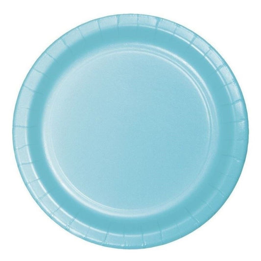 PLATOS OCASION P-7 AZUL CLARO (6 Unid)