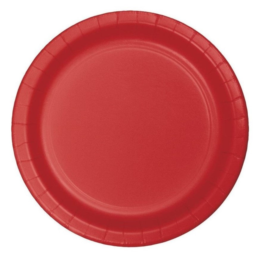 PLATOS OCASION P-7 ROJO (6 Unid)