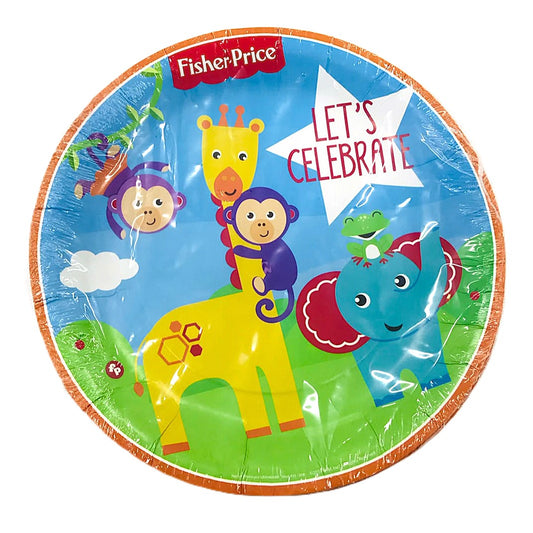 PLATOS REDONDO FISHER PRICE (6 Unid)