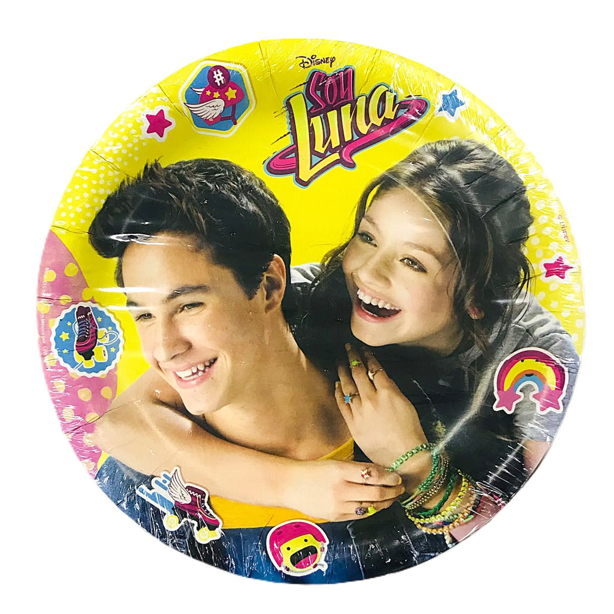 PLATOS REDONDO SOY LUNA (6 Unid)