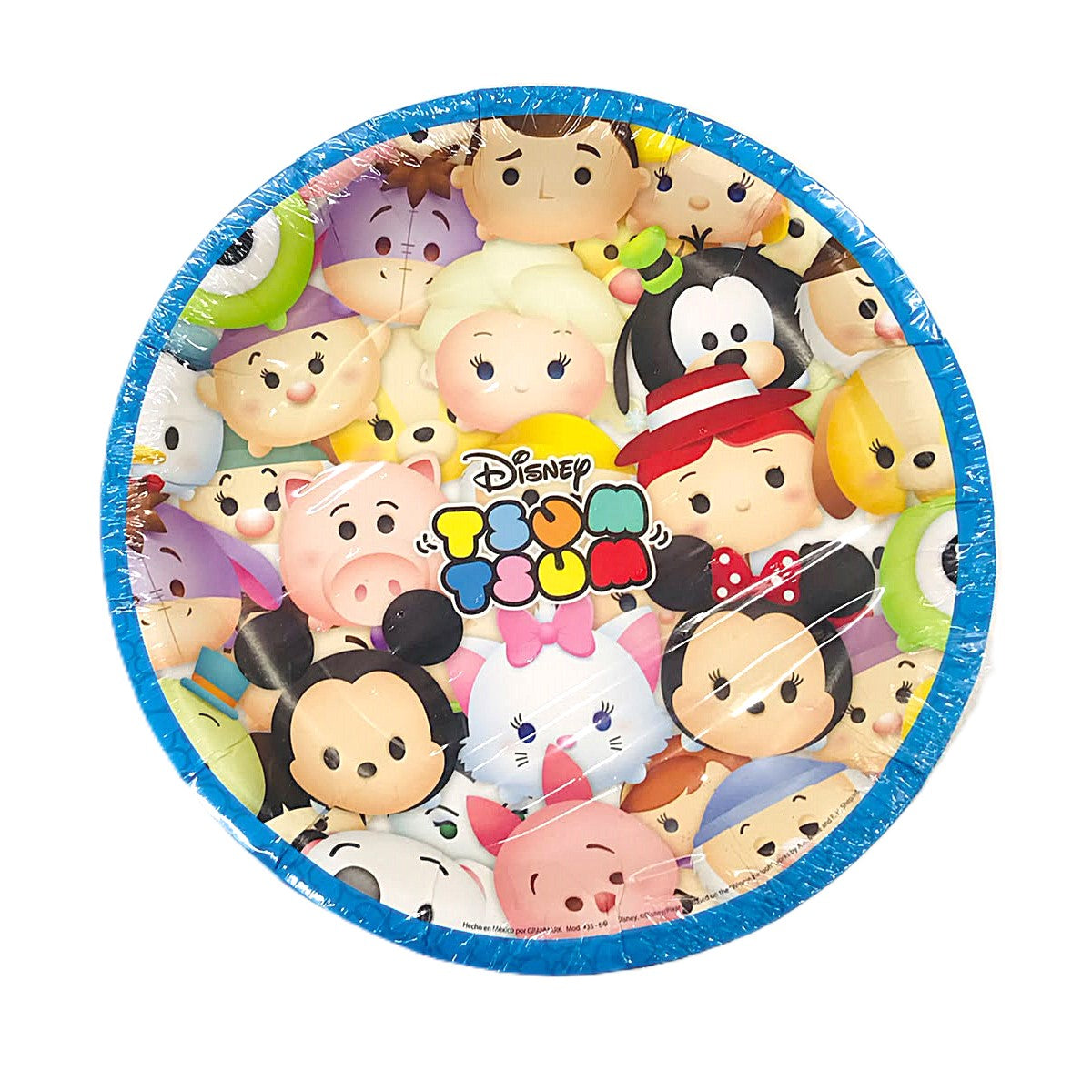 PLATOS REDONDO TSUM TSUM (6 Unid)