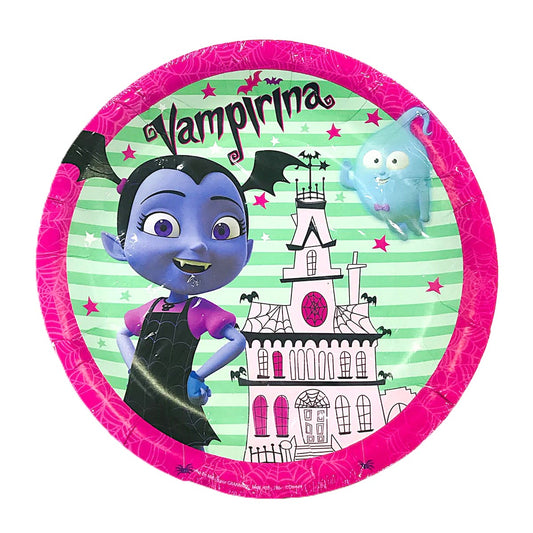 PLATOS REDONDO VAMPIRINA (6 Unid)