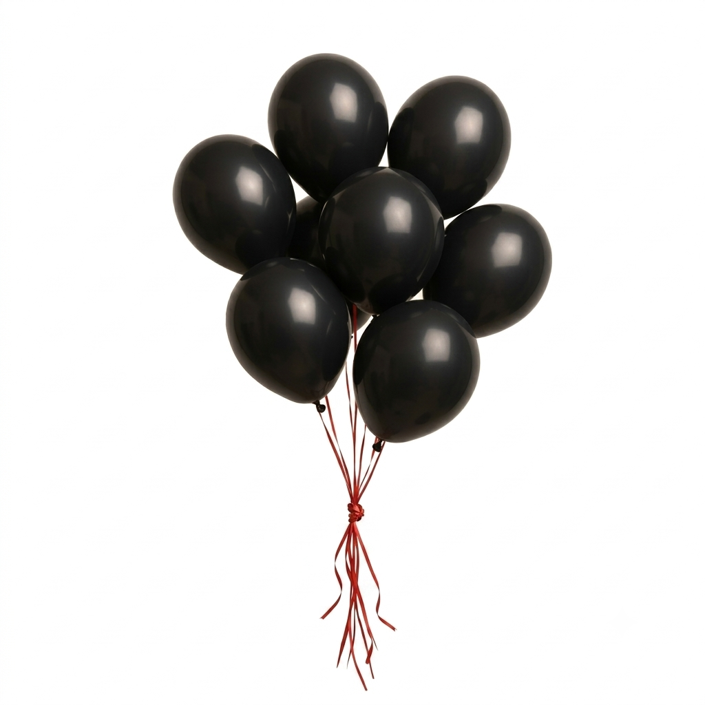 GLOBOS LATEX 5 Inch NEGRO (50 Unid)