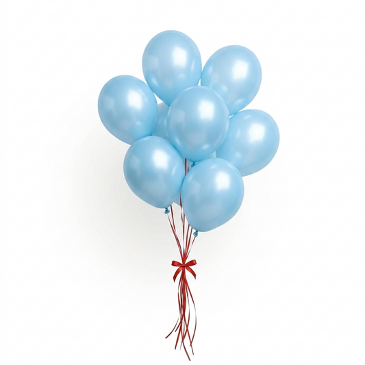 GLOBOS LATEX 5 Inch AZUL CLARO (50 Unid)