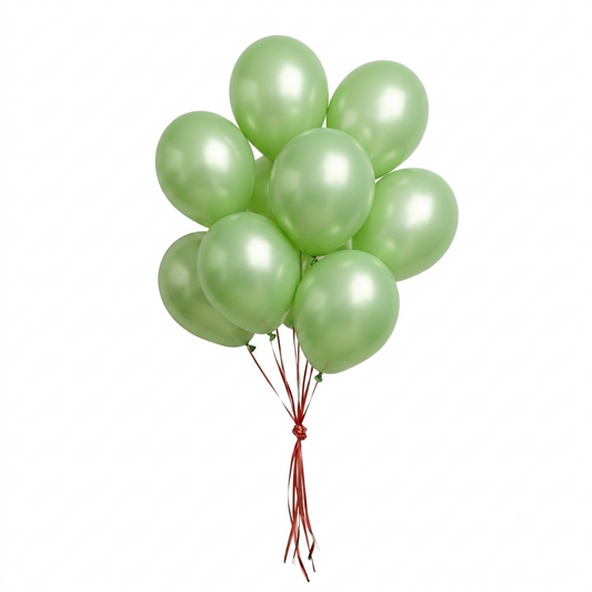 GLOBOS LATEX 5 Inch VERDE CLARO (50 Unid)