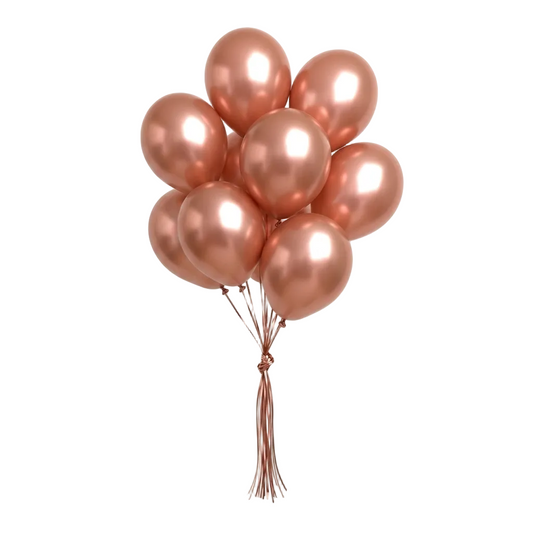 GLOBOS LATEX 5 Inch ROSE GOLD (50 Unid)