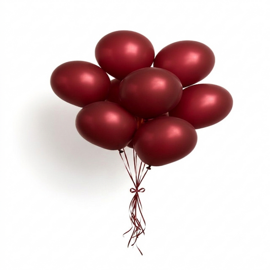 GLOBOS LATEX 5 Inch VINO TINTO (50 Unid)