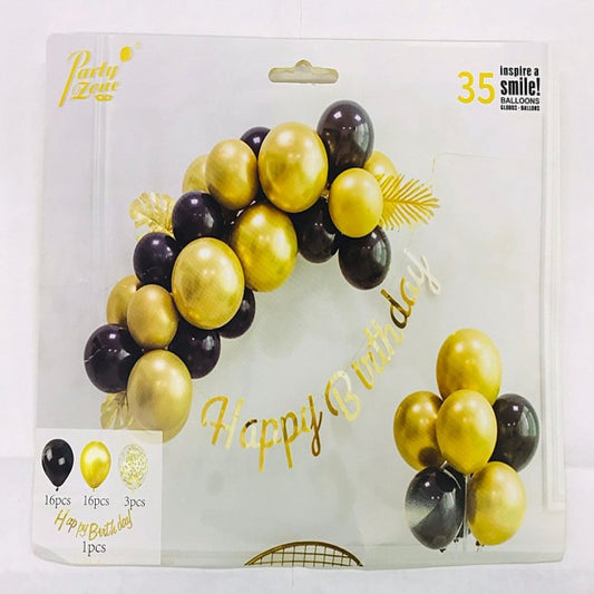 GLOBOS ARCO 35 ARCO HB DORADO NEGRO