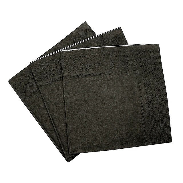 SERVILLETAS OCASION NEGRA (10 Unid) (33x33 cm)