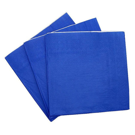SERVILLETAS OCASION AZUL (10 Unid) (33x33 cm)