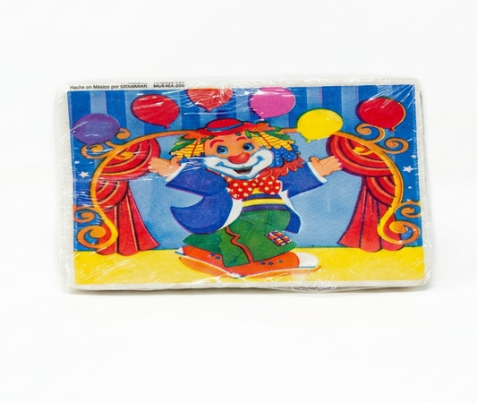 SERVILLETAS PAYASO (16 Unid)