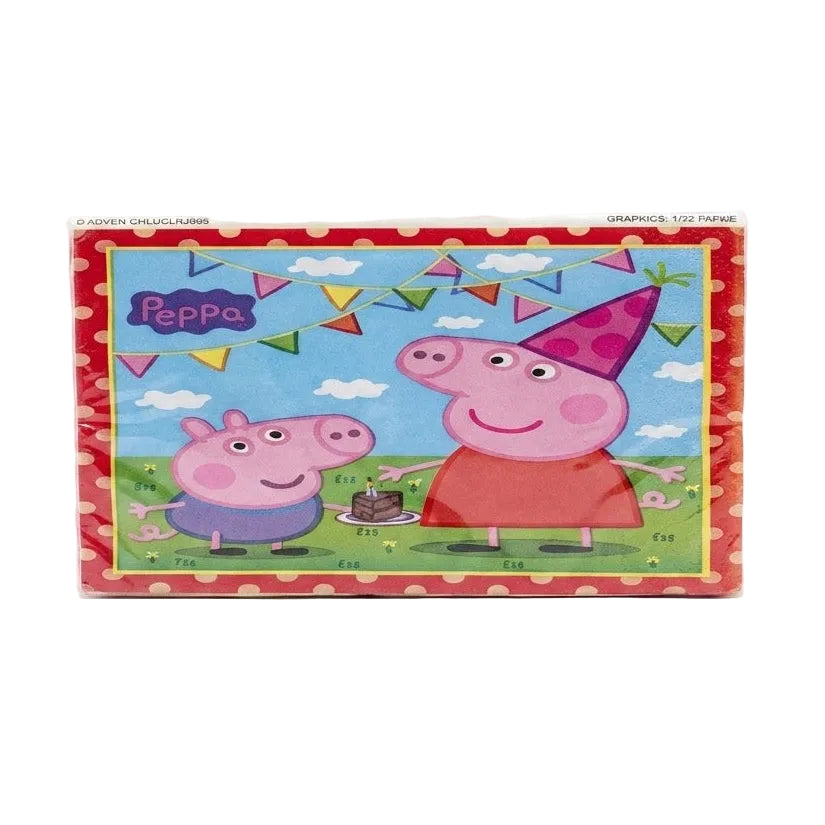 SERVILLETAS PEPPA (24 Unid)