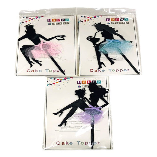 TOPPER CAKE BAILARINA BALET (1 Unid)