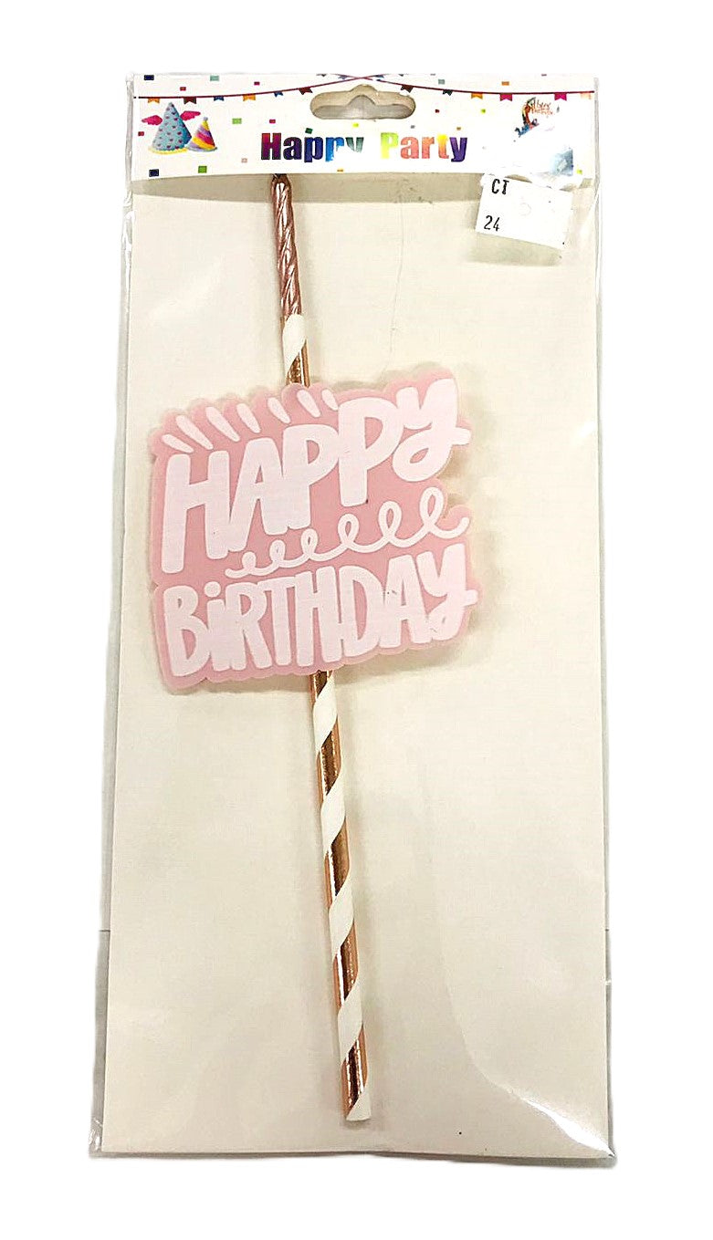 TOPPER CAKE BANNER HAPPY BIRTHDAY INFANTIL