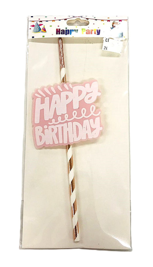 TOPPER CAKE BANNER HAPPY BIRTHDAY INFANTIL
