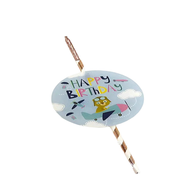TOPPER CAKE LUZ HAPPY BIRTHDAY UNICORNIO