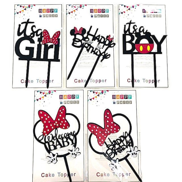 TOPPER CUP HAPPY BIRTHDAY MINNIE