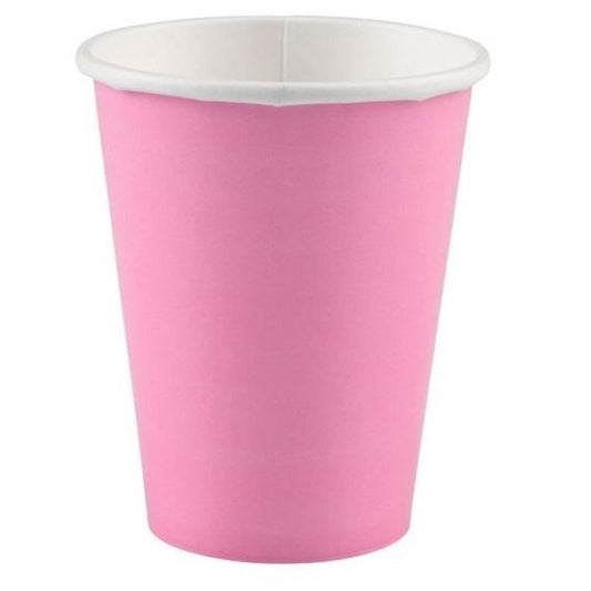VASOS OCASION 9 ROSADO (8 Unid)