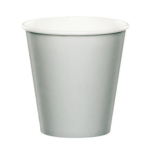 VASOS OCASION 9 PLATEADO (8 Unid)